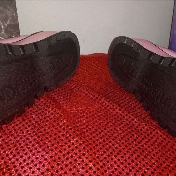 Demonia Patent Leather Candy Holographic Skull Maryjanes - Picture 5 of 7